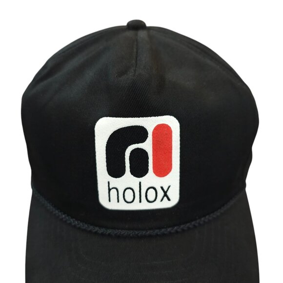 Holox Welding Logo Rope Braid Snapback Cap Trucker Vintage Hat Baseball Mohrs - Picture 7 of 13
